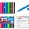 Deli 24 colors felt pens