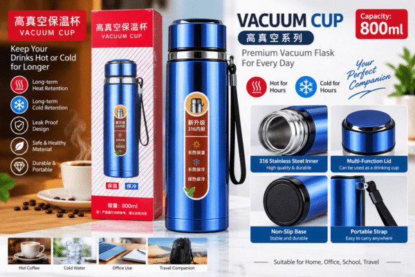 800ml Stainless Steel Vacuum Flask