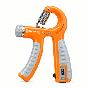 Adjustable Hand Grip Strengthener 5–60kg with digital repetition counter